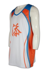 VT131 tailor made sublimation sporty dressing vest online order team group digital printed professional vest company supplier